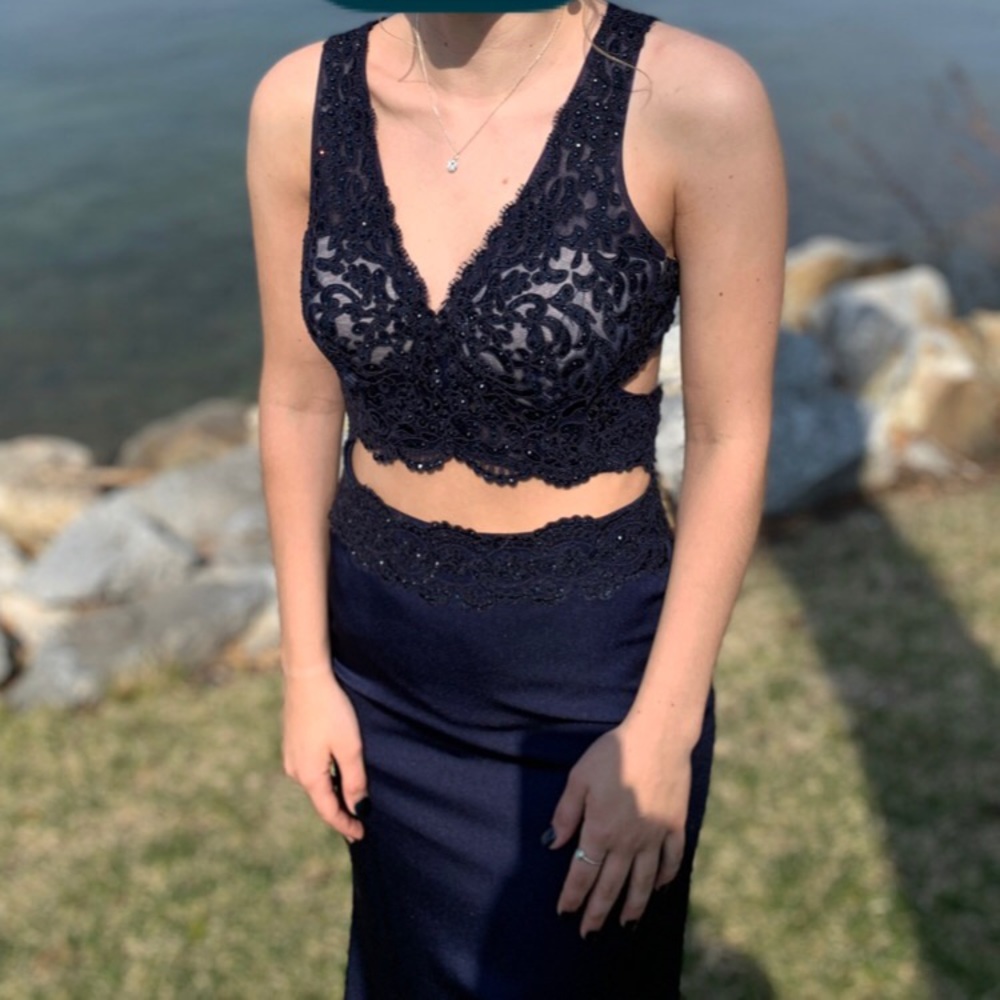 Prom Dress, Navy Blue